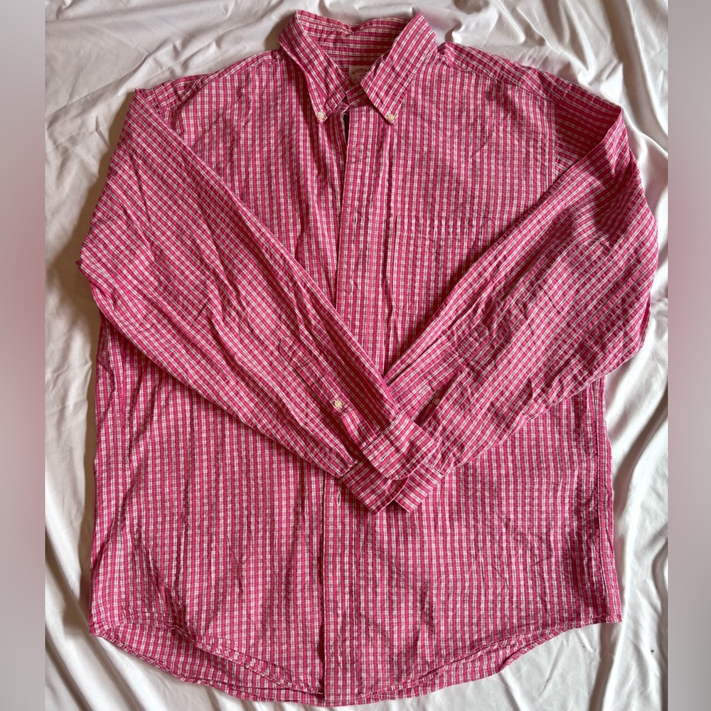 Brooks Brothers Pink Casual Button Down Shirt